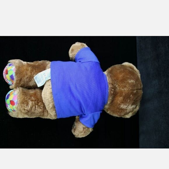 Build-A-Bear Workshop HAPPY BIRTHDAY Teddy 15" BABW Plush Stuffed Lot of 2. - Picture 6 of 11